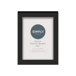 Simply Everyday 4 X 6" Block Frames 3pk - Black -Home Accessories Store 278309 3pk simply everyday block frames 4x6 black 2
