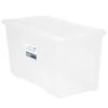 B&M Large Storage Box With Lid 110L - Clear 2 B&M Large Storage Box With Lid 110L - Clear -Home Accessories Store 284861 110l storage box with lid clear 2