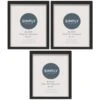 Simply Everyday 8 X 10" Block Frames 3pk - Black 2 Simply Everyday 8 X 10" Block Frames 3pk - Black -Home Accessories Store 290765 3pk simply everyday block frames 8x10 black 2