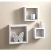 Lokken 3 Cube Shelves - White -Home Accessories Store 294102 vermont cube shelves white1