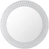 B&M Round Glitter Mirror - Silver 1 B&M Round Glitter Mirror - Silver -Home Accessories Store 311215 round glitter mirror