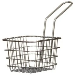 B&M Wire Serving Basket - Chrome -Home Accessories Store 319593 Wire Serving Basket 2