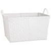 B&M Large Woven Basket - Beige -Home Accessories Store 326917 large woven basket white