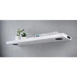 Alaska High Gloss Bluetooth Shelf - White