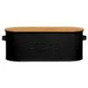 B&M The Organised Kitchen Bread Bin - Black 1 B&M The Organised Kitchen Bread Bin - Black -Home Accessories Store 334654 russell hobbs oval bread bin with wooden lid grey 31