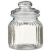 B&M Decorative Glass Storage Jar -Home Accessories Store 337374 decorative glass storage jar