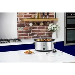 Tower 3.5L Slow Cooker - Stainless Steel 7 Tower 3.5L Slow Cooker - Stainless Steel -Home Accessories Store 338842 tower 6.5l slow cooker copper