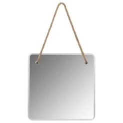 B&M Hanging Mirror - Natural Rope