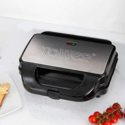 Tower 3-in-1 Deep Fill Snack Maker - Silver 11 Tower 3-in-1 Deep Fill Snack Maker - Silver -Home Accessories Store 346395 3in1 deep fill snack maker