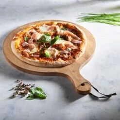 B&M Wooden Pizza Board -Home Accessories Store 346842 wooden chop and serve board