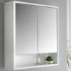 Norsk High Gloss Bathroom Mirror Cabinet 2 Norsk High Gloss Bathroom Mirror Cabinet -Home Accessories Store 347094 norsk double wall unit