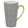B&M Art Deco Latte Mug - Charcoal -Home Accessories Store 355732 art deco latte mugs charcoal