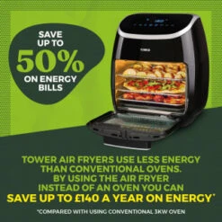 Tower 5-in-1 Air Fryer Oven 11L 38 Tower 5-in-1 Air Fryer Oven 11L -Home Accessories Store 357961 tower 5 in 1 air fryer oven 11l 15