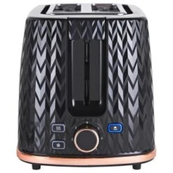 Goodmans Textured 2 Slice Toaster - Black & Rose Gold 10 Goodmans Textured 2 Slice Toaster - Black & Rose Gold -Home Accessories Store 358961 goodmans textured toaster black rose gold