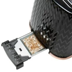 Goodmans Textured 2 Slice Toaster - Black & Rose Gold 11 Goodmans Textured 2 Slice Toaster - Black & Rose Gold -Home Accessories Store 358961 goodmans textured toaster black rose gold 4