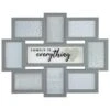 B&M Multi Aperture Photo Frame 8pc - Family Is Everything 2 B&M Multi Aperture Photo Frame 8pc - Family Is Everything -Home Accessories Store 362635 8 aperture quote frame family is everything grey