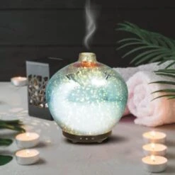 Essence Colour Changing Rose Gold Aroma Diffuser -Home Accessories Store 363278 colour changing glass aroma diffuser rosa cyan