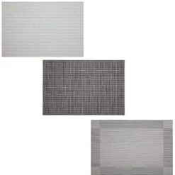 B&M Metallic Woven Placemats - Silver 4pk -Home Accessories Store 363876 363869 380285 4pk silver metallic woven main 1