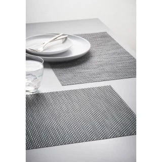 B&M Metallic Woven Placemats - Charcoal 4pk 3 B&M Metallic Woven Placemats - Charcoal 4pk