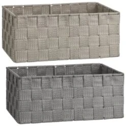 B&M Woven Storage Baskets 3pk - Silver 13 B&M Woven Storage Baskets 3pk - Silver -Home Accessories Store 365979 365978 3pk woven baskets group 2