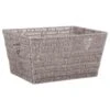 B&M Vannes Heart Cut Out Wicker Basket - Grey 1 B&M Vannes Heart Cut Out Wicker Basket - Grey -Home Accessories Store 366019 heart cut out wicker basket grey