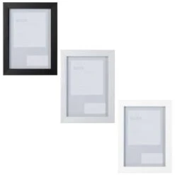 B&M Block Photo Frame 5 X 7" 2pk - White 9 B&M Block Photo Frame 5 X 7" 2pk - White -Home Accessories Store 367046 2pk block photo frame 5x7 main