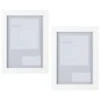 B&M Block Photo Frame 5 X 7" 2pk - White 1 B&M Block Photo Frame 5 X 7" 2pk - White -Home Accessories Store 367046 2pk block photo frame 5x7 white