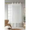 Diamond Tufted All Over Voile 55 X 90" - White -Home Accessories Store 367851 diamond all over tufted voile white