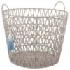 B&M Storage Basket With Tassel - Grey -Home Accessories Store 368483 basket with tassel grey