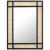 B&M Cane Border Mirror 1 B&M Cane Border Mirror -Home Accessories Store 368489 cane mirror