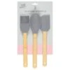 B&M Betty Winters Silicone Utensils 3pk - Grey -Home Accessories Store 369972 3pk betty winters silicone utensils basting brush spoon and spatula grey