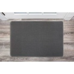 B&M Loop Washable Doormat 50 X 75cm - Grey 6 B&M Loop Washable Doormat 50 X 75cm - Grey -Home Accessories Store 370205 loop washable doormat 50x75cm grey