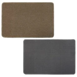 B&M Loop Washable Doormat 50 X 75cm - Grey 7 B&M Loop Washable Doormat 50 X 75cm - Grey -Home Accessories Store 370206 loop washable doormat 50x75cm natural