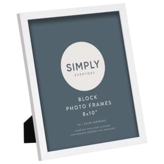 Simply Everyday 8 X 10" Block Frames 3pk - White 4 Simply Everyday 8 X 10" Block Frames 3pk - White - Image 2