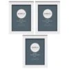 Simply Everyday 4 X 6" Block Frames 3pk - White 2 Simply Everyday 4 X 6" Block Frames 3pk - White -Home Accessories Store 370283 3pk simply everyday block frames 4x6 white 2