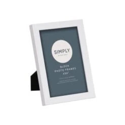 Simply Everyday 4 X 6" Block Frames 3pk - White -Home Accessories Store 370283 3pk simply everyday block frames 4x6 white