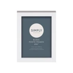 Simply Everyday 4 X 6" Block Frames 3pk - White -Home Accessories Store 370283 3pk simply everyday block frames 4x6 white 3