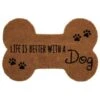 B&M Dog Bone Shaped Doormat -Home Accessories Store 371948 shaped doormat