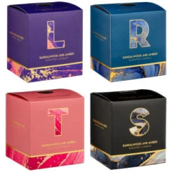 B&M Alphabet Candle (Assorted) - Sandalwood & Amber 17 B&M Alphabet Candle (Assorted) - Sandalwood & Amber -Home Accessories Store 372815 372816 372849 alphabet candle sandalwood and amber main