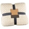 Waffle Faux Fur Throw - Cream -Home Accessories Store 372948 waffle faux fur throw cream 4
