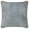 Waffle Faux Fur Cushion - Grey 2 Waffle Faux Fur Cushion - Grey -Home Accessories Store 373030 waffle faux fur cushion grey