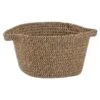B&M Two Tone Mini Basket - Black & Natural -Home Accessories Store 374425 two tone mini basket
