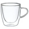 B&M Double Walled Glass Coffee Mug 2 B&M Double Walled Glass Coffee Mug -Home Accessories Store 375233 double walled glass coffee mug