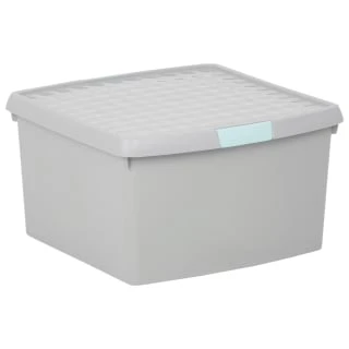 B&M Waffle Clip Box 25.5L - Grey 4 B&M Waffle Clip Box 25.5L - Grey - Image 2