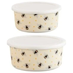B&M Round Tubs 2pk - Bees -Home Accessories Store 375966 2pk reuse and repurpose round tubs bee 5