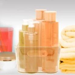 B&M Small Clear Storage Tub -Home Accessories Store 376039 376040 clear storage tub 4