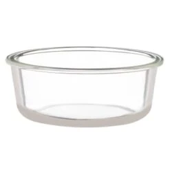 B&M Round Glass Food Container With Bamboo Lid 7 B&M Round Glass Food Container With Bamboo Lid -Home Accessories Store 376821 round glass food container 3