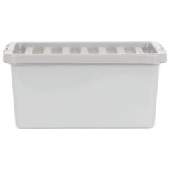 B&M Storage Box With Lid 11L - Graphite -Home Accessories Store 377031 11l storage box grey 4