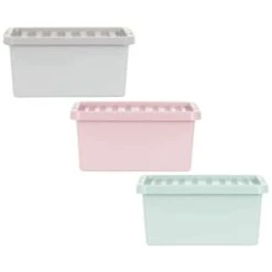 B&M Storage Box With Lid 11L - Dusty Pink -Home Accessories Store 377031 377033 377036 11l storage box group 2