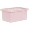 B&M Storage Box With Lid 11L - Dusty Pink 2 B&M Storage Box With Lid 11L - Dusty Pink -Home Accessories Store 377033 11l storage box dusty pink 3